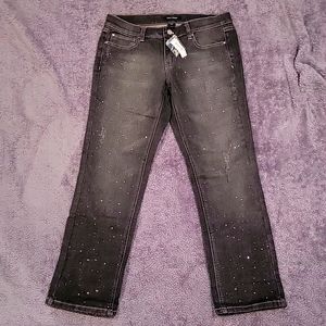 Black Bedazzled Jeans